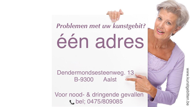 Problemen met uw kunstgebit? 1 adres!